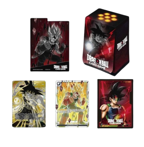 Dragon Ball Super CG Fusion World - Official Card Case And Card Sleeves Set 01 - Bardock