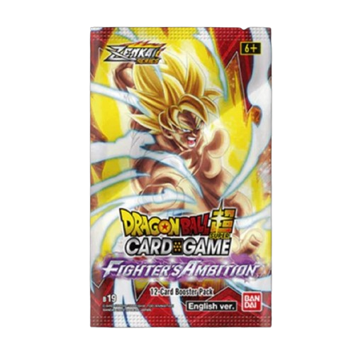 Dragon Ball Super CG Masters - Zenkai Series - Fighter's Ambition (B19) - Booster Pack (x1)